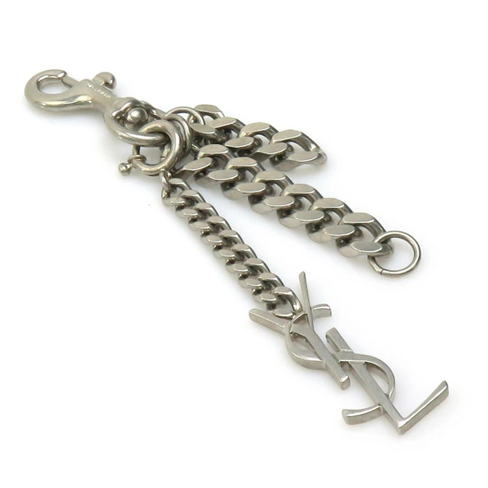 Saint Laurent charm metal silver